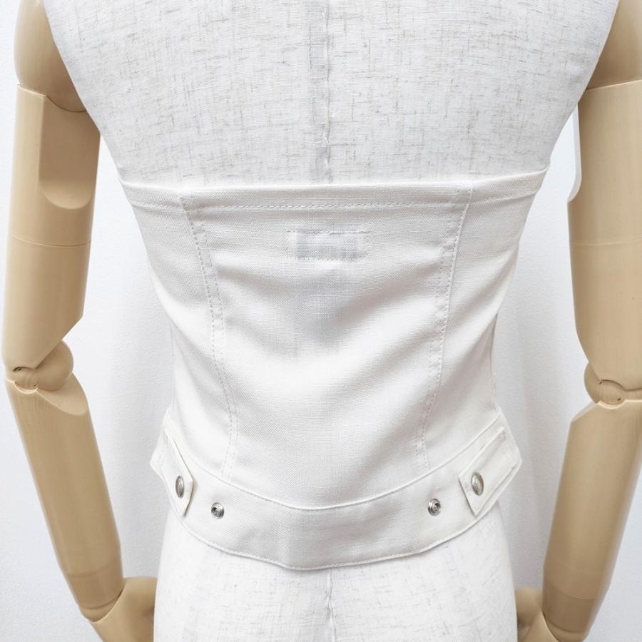 HYKE 新品 OXFORD STRAPLESS TOP 定価22000円 ビスチェ その他トップス アイボリー ハイク 5-1222G 271568_3