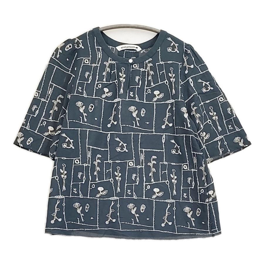 【希少・日本製】mina perhonen ミナペルホネン コットンシャツ mina perhonen（ミナペルホネン） mina perhonen garden patchwork