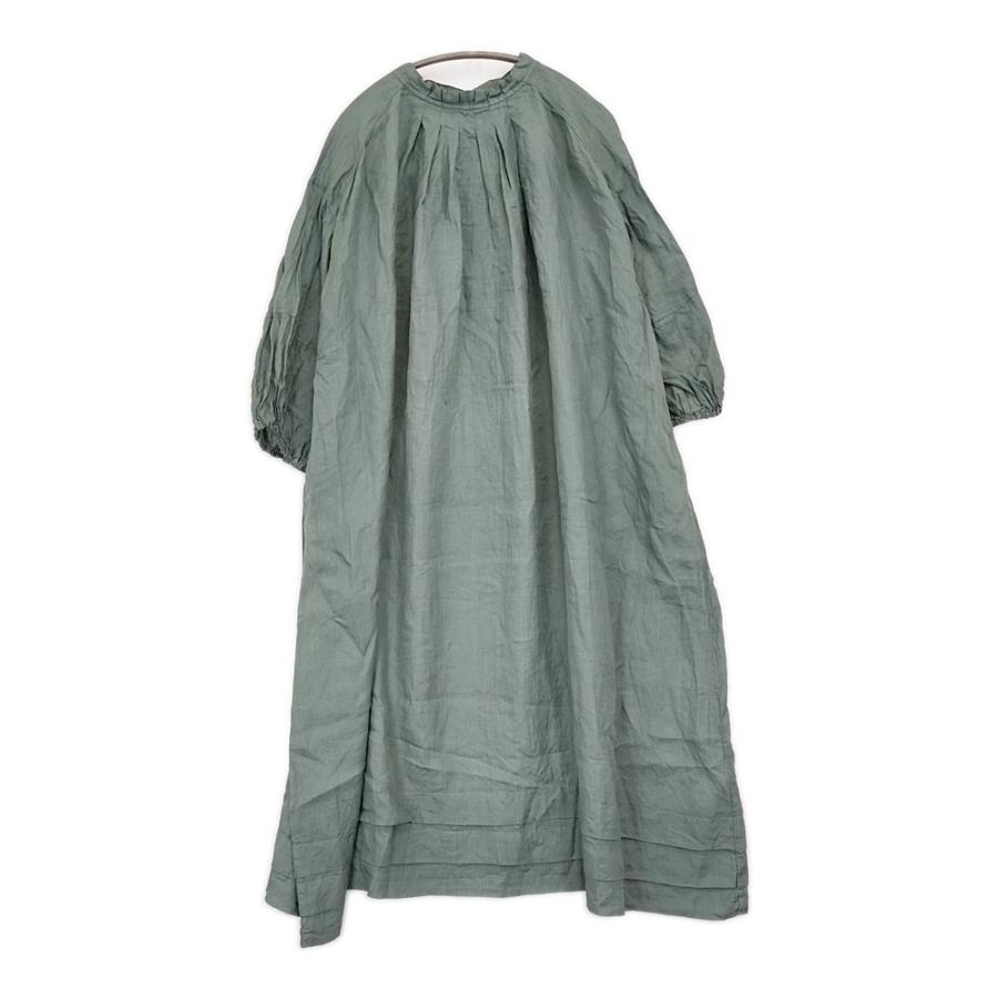 nest Robe ラミータックカラー2wayワンピース 定価44000円 01252-1088 ワンピース 25SS グリーン レディース ネストローブ【中古】5-1011M♪ nest Robe（ネストローブ） ラミータックカラー2wayワンピース 定価