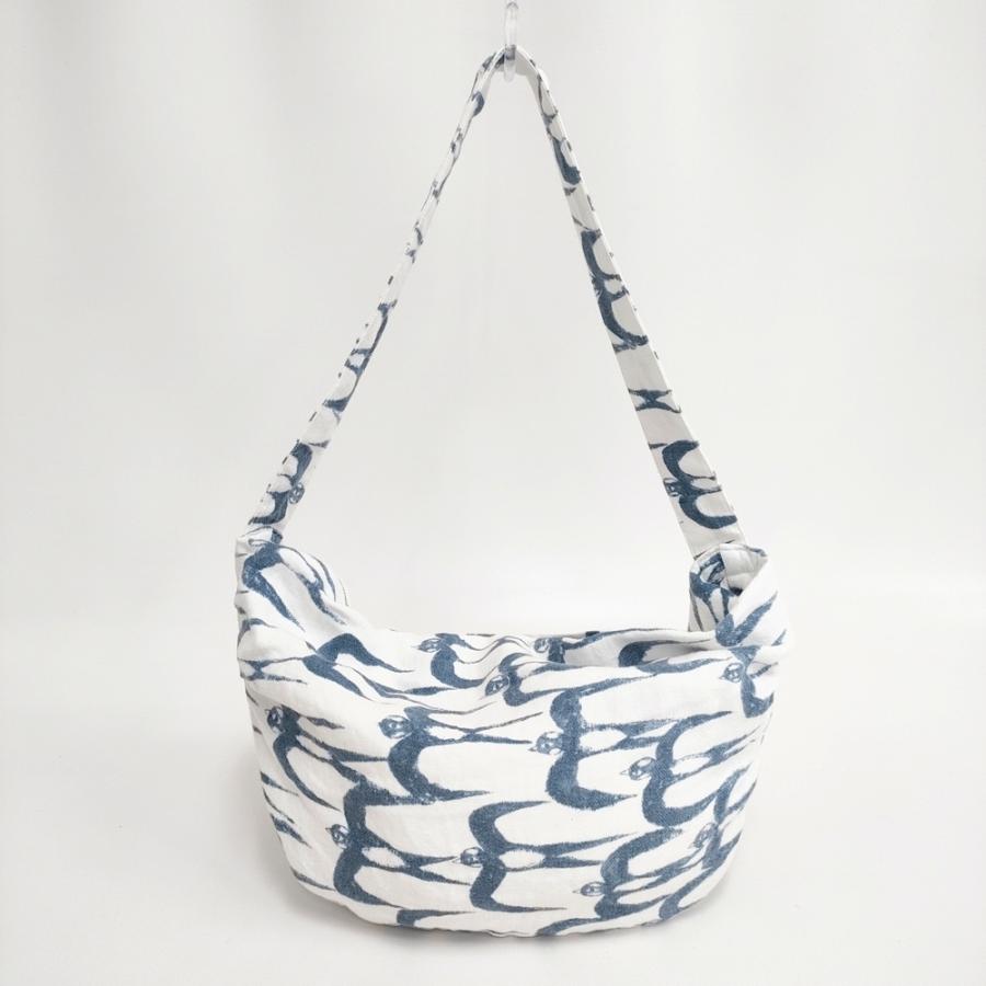 ミナペルホネン hello swallow ショルダーバッグ 小ネイビー新品