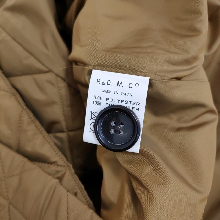 R&D.M.Co- キルティングダブルボタンコート 定価96800円 5840 コート ブラウン レディース オールドマンズテーラー【中古】5-1022T♪ R&D.M.Co- キルティングダブルボタンコート 定価96800円 5840 コート