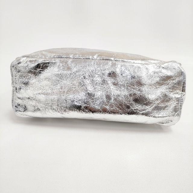 ear papillonner 2way メタリック 箔押し ショルダーバッグ トート