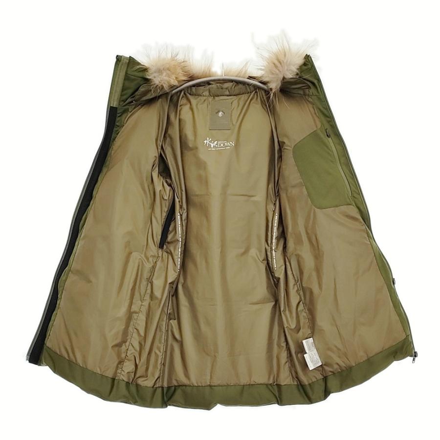 DESCENTE ALLTERRAIN 水沢ダウン ラクーンファー DOR-C7638W サイズM