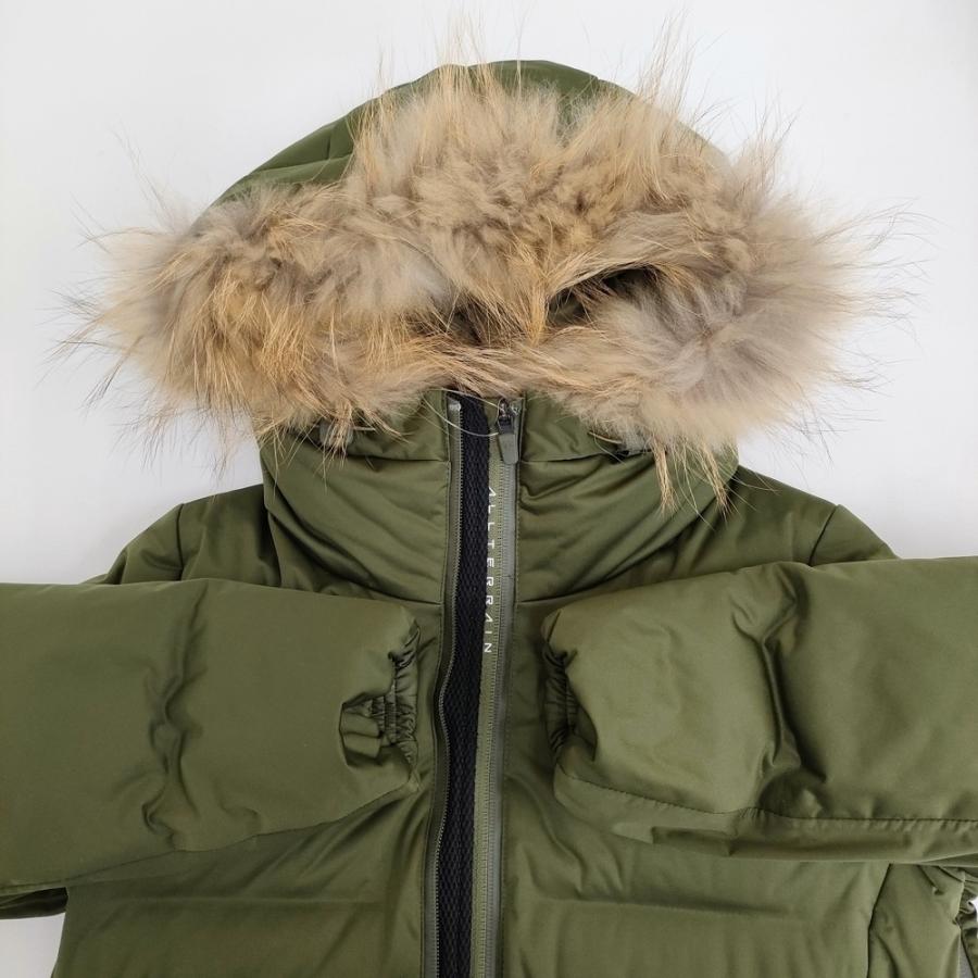 DESCENTE ALLTERRAIN 水沢ダウン ラクーンファー DOR-C7638W サイズM