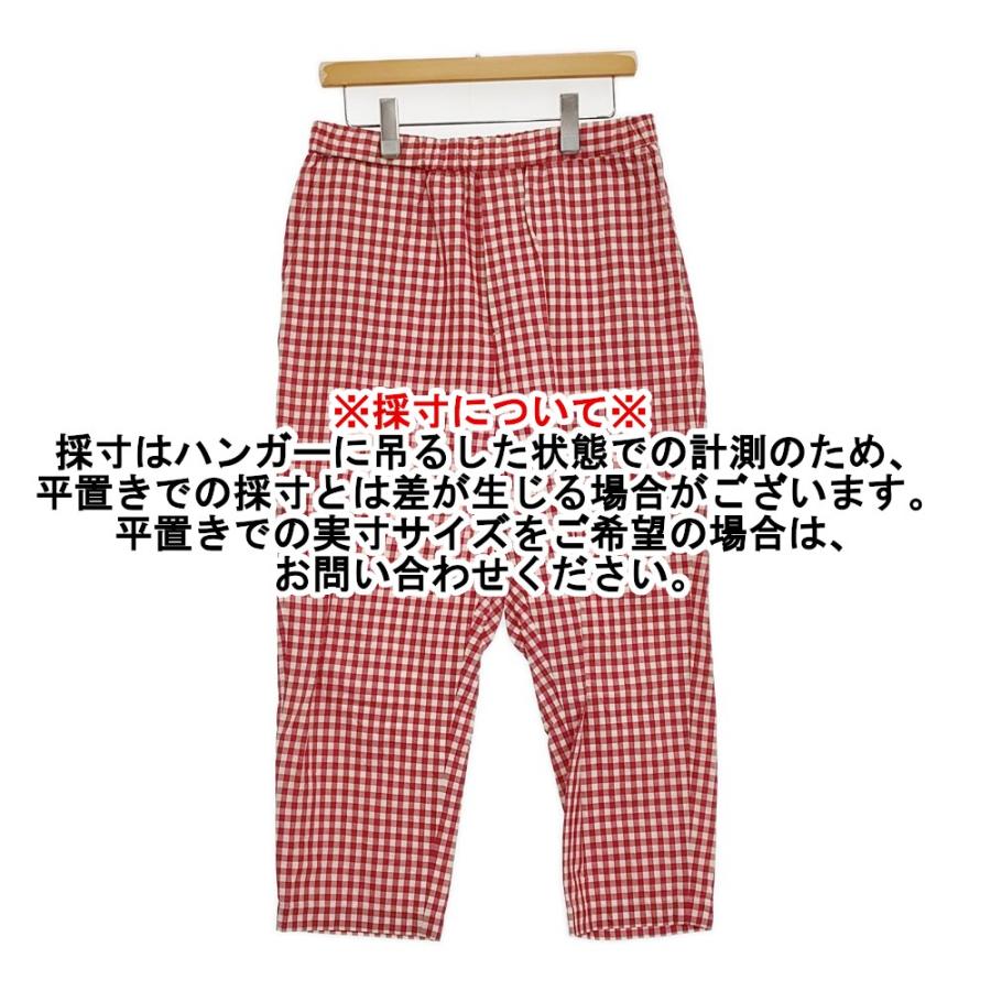 【タグ付き】　R&D.M.Co- サルエルパンツ R&D.M.Co- ギンガムチェックサルエルテーパードガムパンツ 定価52800円