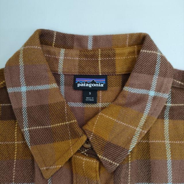 patagonia W’s Fjord Flannel Shirt ウィメンズフィヨルドフランネルシャツ 42406 長袖シャツ FA24 ブラウン レディース パタゴニア【中古】5-1208T∞ Patagonia Fjord Flannel Shirt - Women's - Als.com