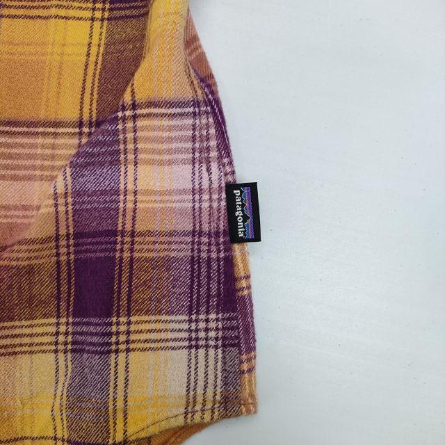 patagonia W’s Fjord Flannel Shirt ウィメンズフィヨルドフランネルシャツ 42405 長袖シャツ FA23 パープル オレンジ レディース パタゴニア【中古】5-1208T∞ patagonia（パタゴニア） patagonia W's Fjord Flannel Shirt