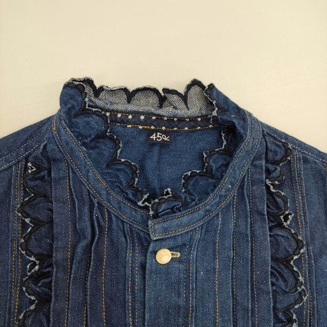 45R（フォーティファイブアール） 45R/45rpm 小麦デニムのタックレース