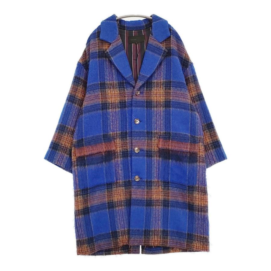 AKIRA NAKA ウール混 チェック サイズ38 AW14-20 チェスター