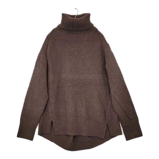 新品⭐︎FRAMeWORK WOOL ニットワイドパンツ　ブラウン36 FRAMeWORK（フレームワーク）の「WOOLニットワイドパンツ（その他