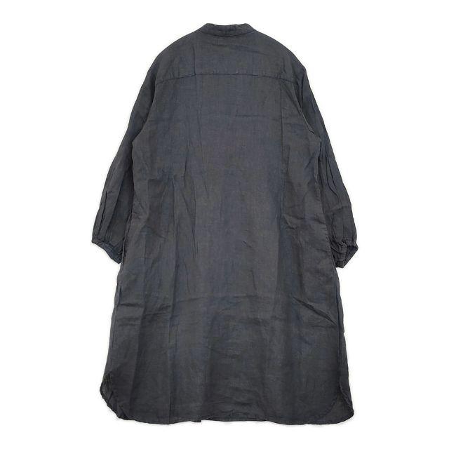 fog linen work リトアニア製 リネン タック プルオーバー ワンピース