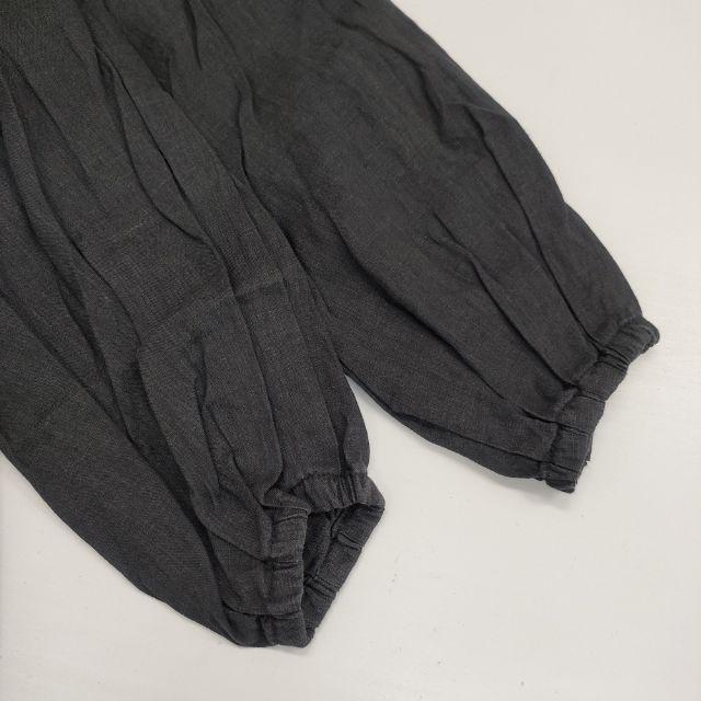 fog linen work リトアニア製 リネン タック プルオーバー ワンピース