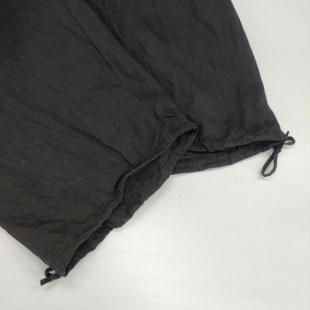 ネストローブ nest Robe It's ME リネンバルーンサロペット 黒