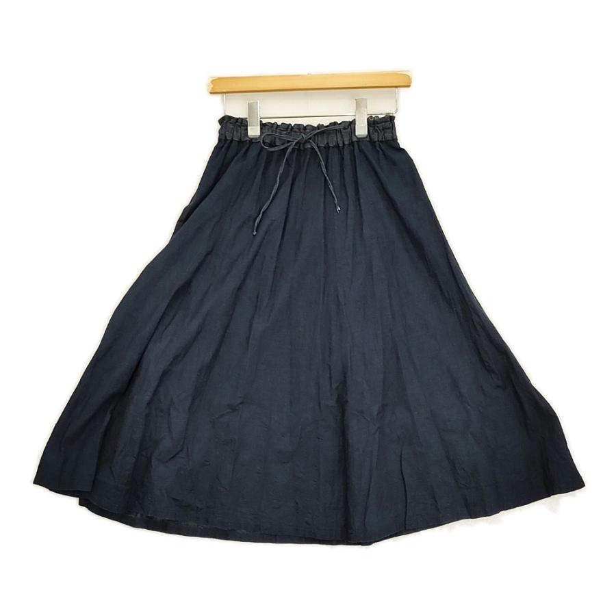 Pal’las Palace 一位柄刺繍スカート サイズ0 インディゴ ギャザー スカート 24FW ネイビー レディース パラスパレス【中古】5-1118M♪ Pal'las Palace（パラスパレス） 一位柄刺繍スカート サイズ0