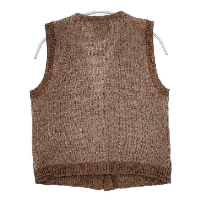 Jamieson's フェアアイル ウール ノースリーブニット ベスト ブラウン