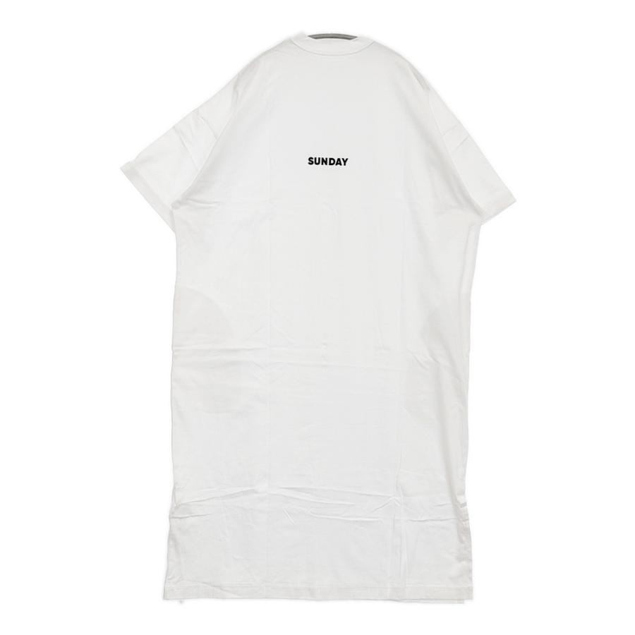 JOURNAL STANDARD LUXE 新品 SUNDAY プリントT-ワンピース 定価16500円 24SS ホワイト レディース ジャーナルスタンダード ラックス【中古】5-1118S♪ JOURNAL STANDARD LUXE（ジャーナルスタンダード ラックス） 新品