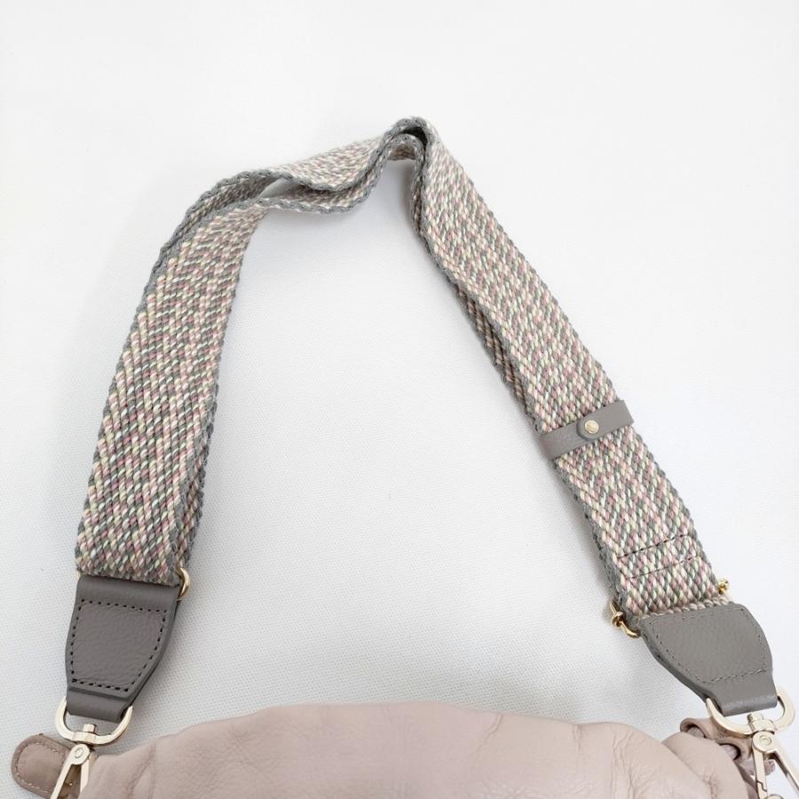 russet（ラシット） ソフトレザー巾着 パンチング 2way ショルダー