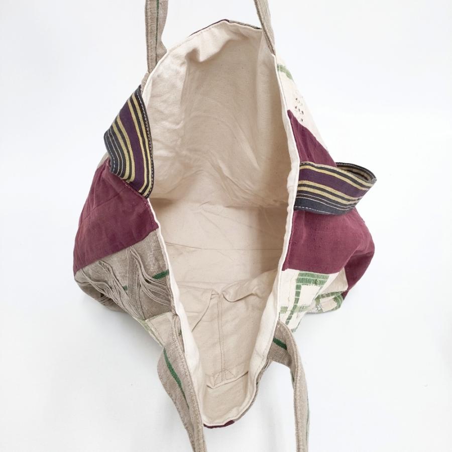 dosa LUNA BAG ルナバッグ 定価49500円 コットンリネン 2way トートバッグ ショルダーバッグ ベージュ ボルドー ドーサ 5-1206G 276195