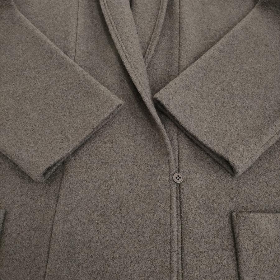 evam eva（エヴァムエヴァ） evam eva press wool robe プレスウール