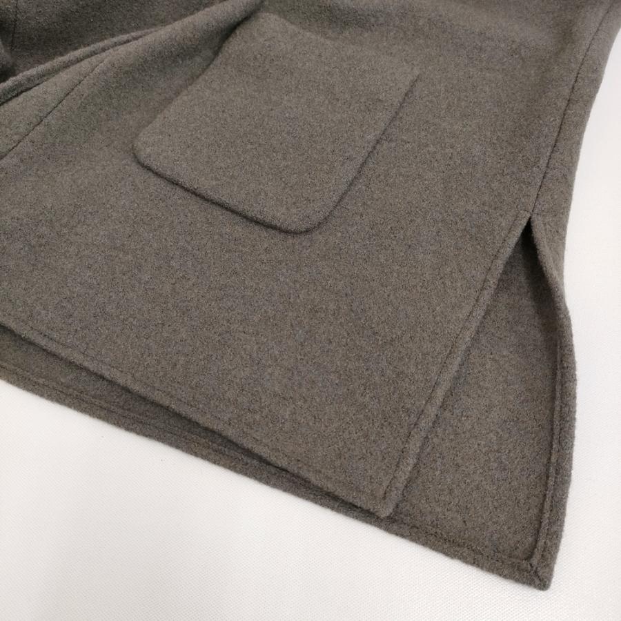 evam eva（エヴァムエヴァ） evam eva press wool robe プレスウール