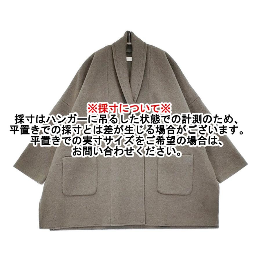 evam eva（エヴァムエヴァ） evam eva press wool robe プレスウール