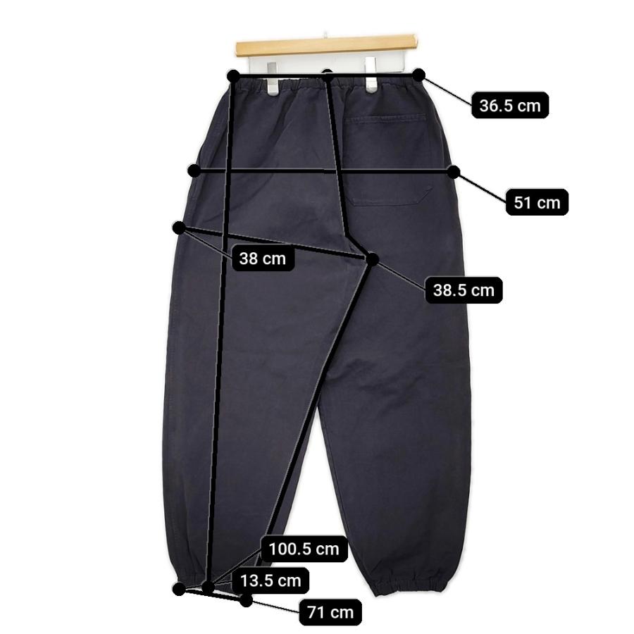 COMOLI（コモリ） 製品染 ドローストリングパンツ サイズ2 A03-03004