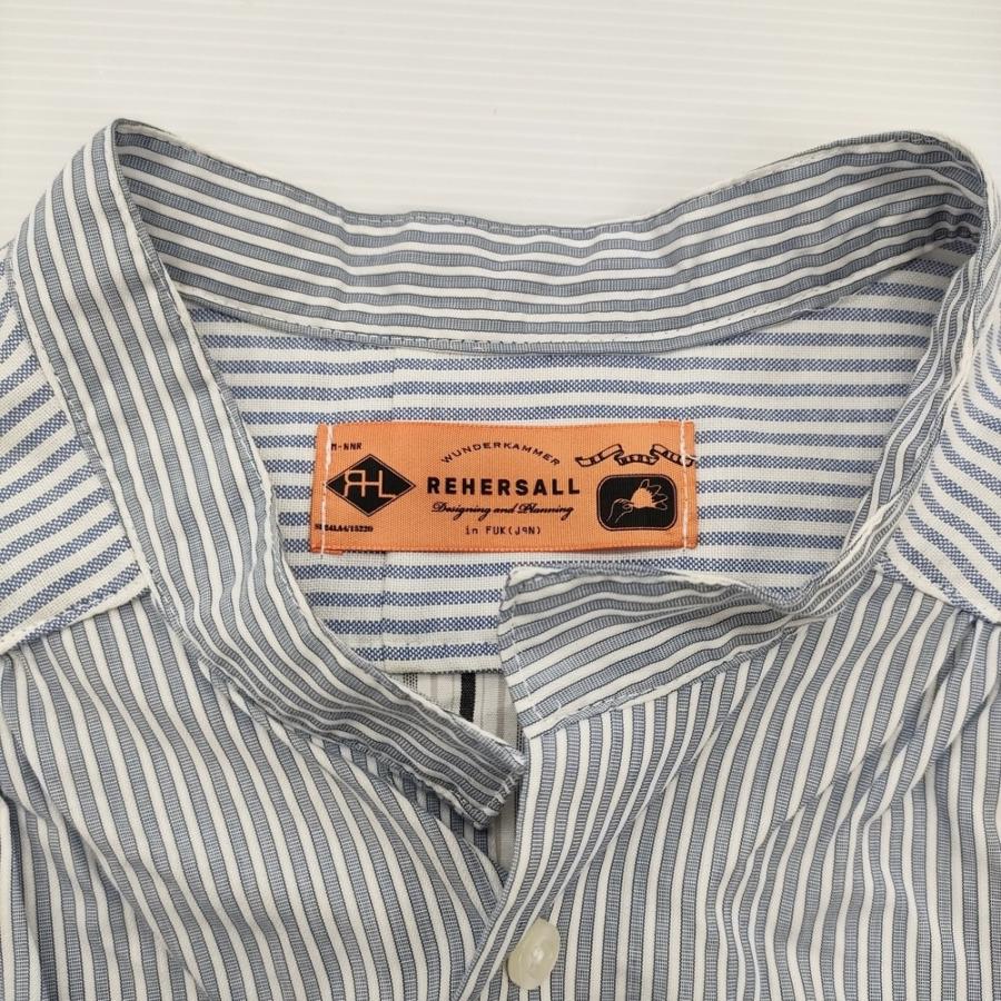 RehersalL（リハーズオール） リメイクシャツワンピース ストライプ