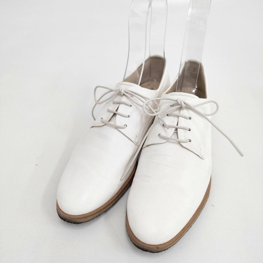 MARGARET HOWELL idea レザーフラットシューズ サイズ24.5cm シューズ 