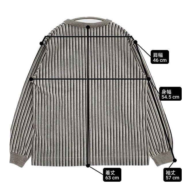 nanamica（ナナミカ） nanamica SUHF847 コットンアクリル ストライプ