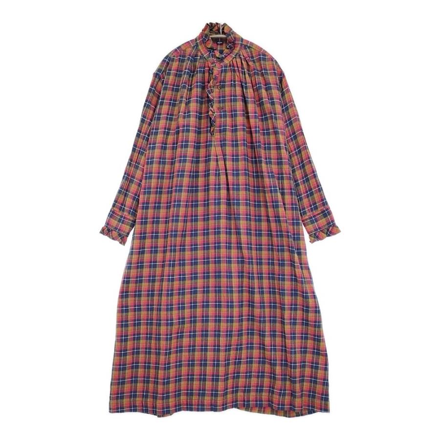 45R インドネルのタックフリルドレス 45R（フォーティファイブアール） 45R/45rpm インドネルのタックフリル