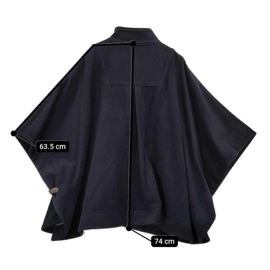 nest Robe ポンチョコート 01104-2043 ウールカシミヤ混 コート ネイビー ネストローブ 5-1219T 277266_5