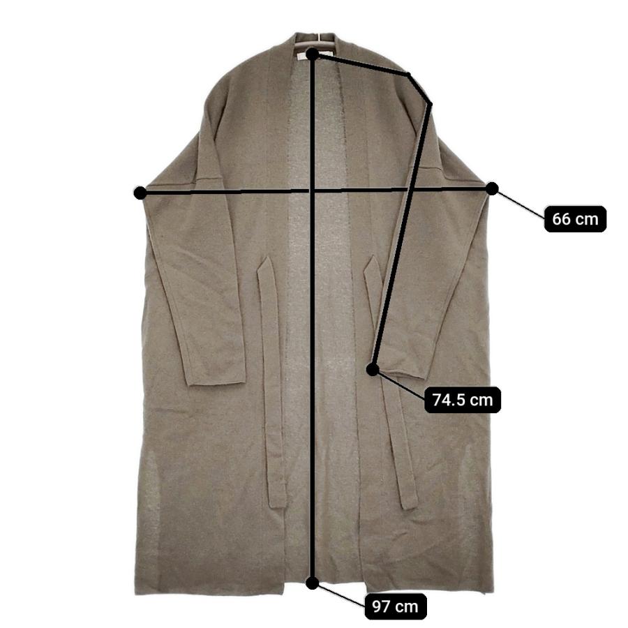 evam eva（エヴァムエヴァ） evam eva cashmere robe 定価71500円