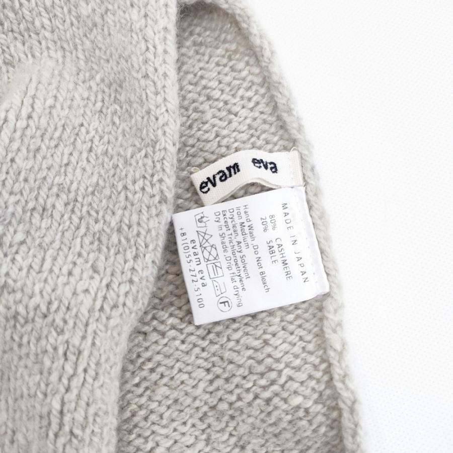 evam eva（エヴァムエヴァ） evam eva cashmere sable snood 定価30800