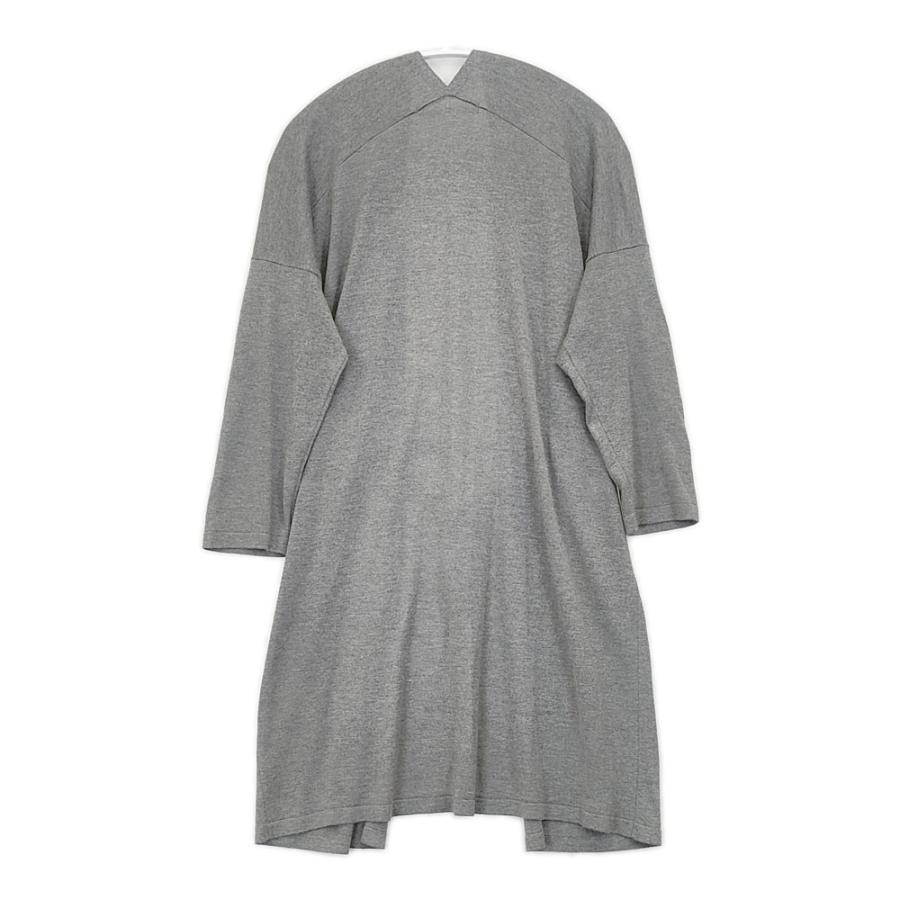 evam eva E213K071 シルクカシミヤローブ 定価36300円 コート グレー エヴァムエヴァ 6-0123T 277923_1