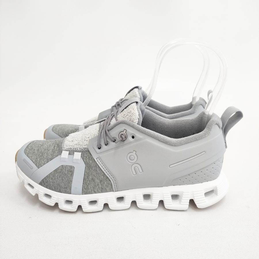On Cloud 5 Terry 23.5cm 3WD30220070 スニーカー グレー ホワイト