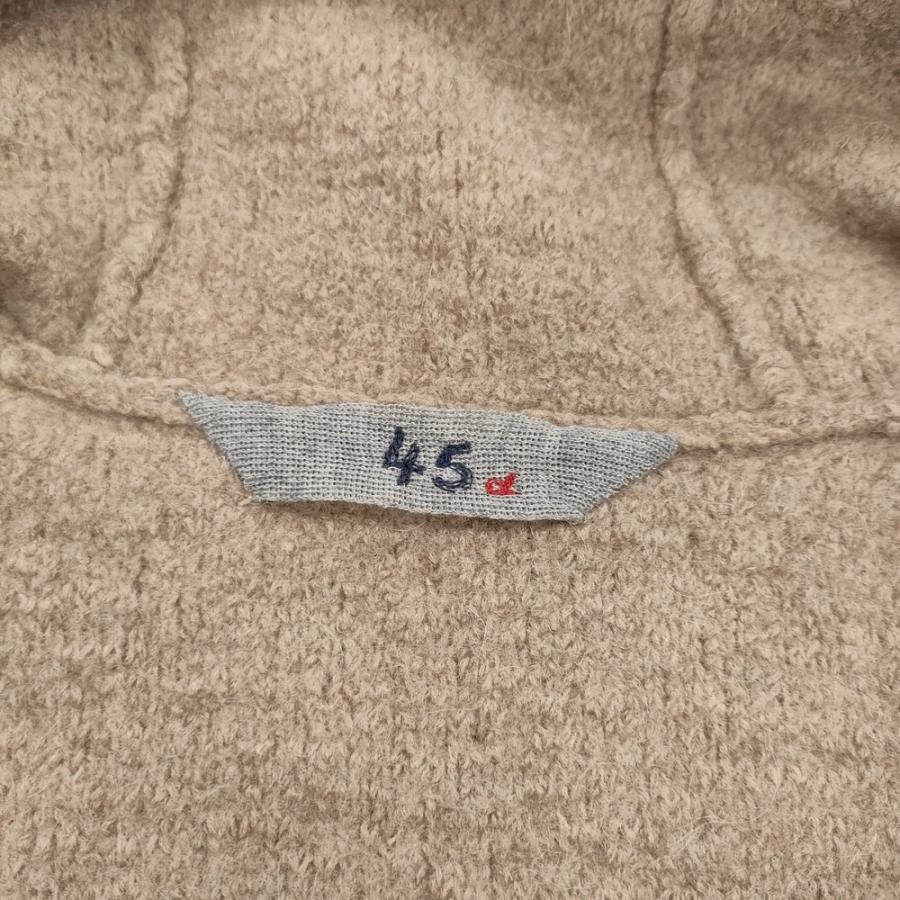 45R（フォーティファイブアール） 45R/45rpm ウール縮絨フードコート  