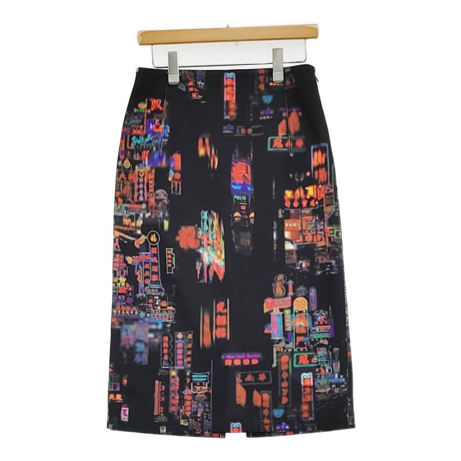 ☆美品　レア品☆　VIVIENNE TAMビビアンタム フレアスカート 漢字柄 VIVIENNE TAM HONG KONG NEON PRINT SKIRT 香港ネオン 定価31900円