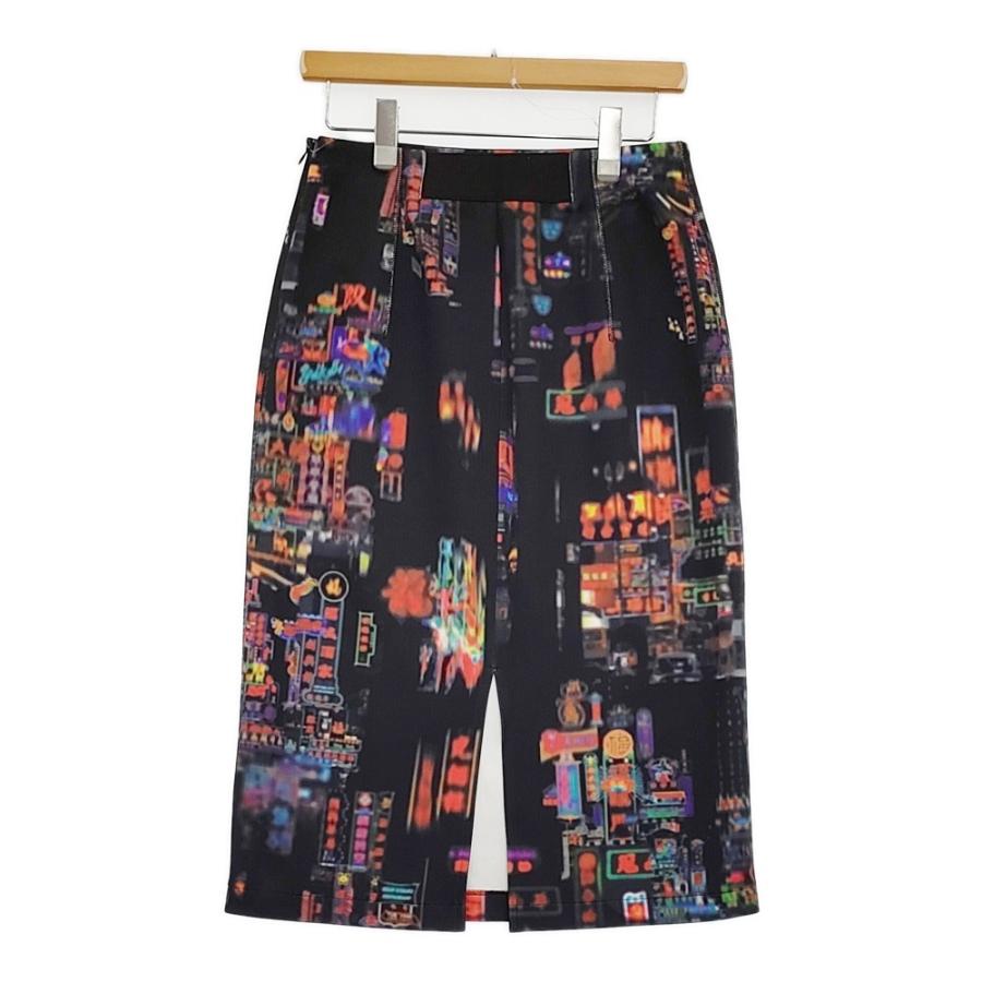 ☆ もじもじ ☆ヴィヴィアンタム　香港ネオンプリントスカート VIVIENNE TAM HONG KONG NEON PRINT SKIRT 香港ネオン 定価31900円