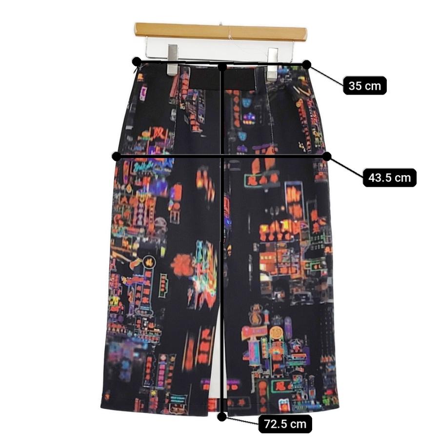 VIVIENNE TAM HONG KONG NEON PRINT SKIRT 香港ネオン 定価31900円
