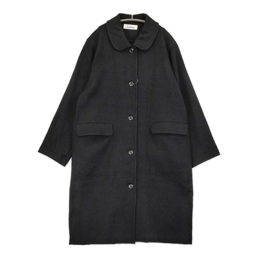 SARAHWEAR アンクルコート C60204 ステンカラーコート ブラック 