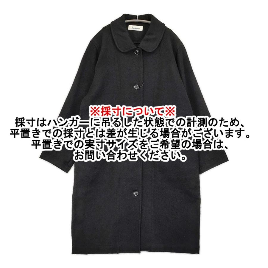 SARAHWEAR アンクルコート C60204 ステンカラーコート ブラック 