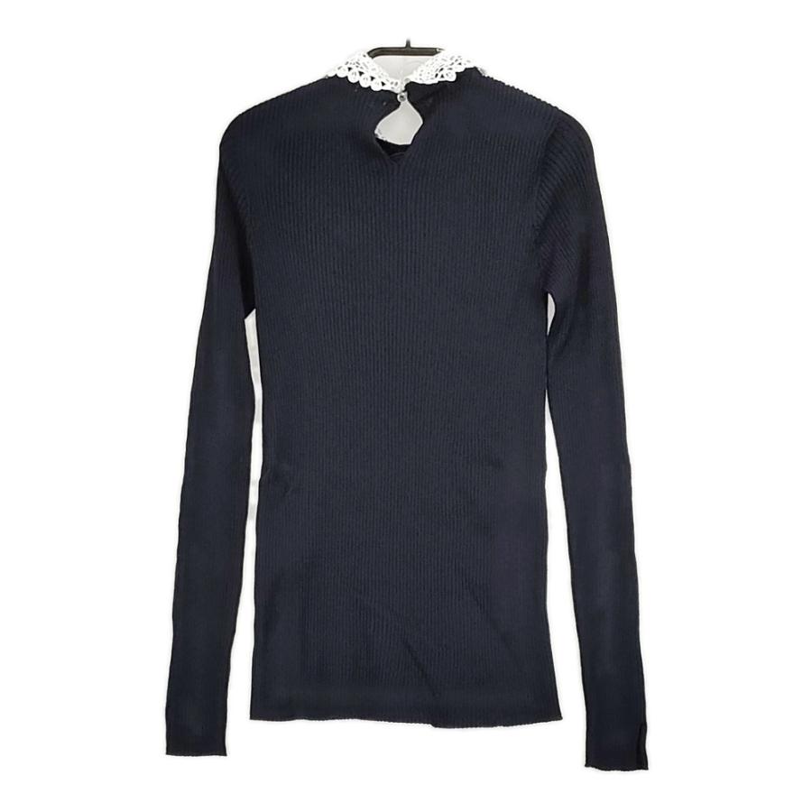 IENA（イエナ） レース襟ホールガーメント リブプルオーバー 定価14300