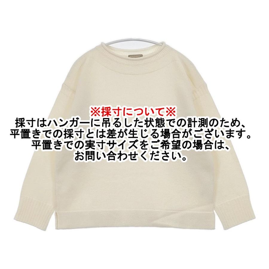MARGARET HOWELL 578-0163601 ウールコットン混 サイズ2 セーター ニット アイボリー レディース マーガレットハウエル【中古】6-0123T△ MARGARET HOWELL（マーガレットハウエル） MARGARET HOWELL 578