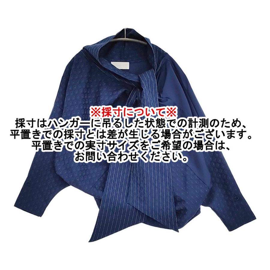 マメクロゴウチ刺繍入りネイビー半袖ハイネックシャツ 【公式通販】