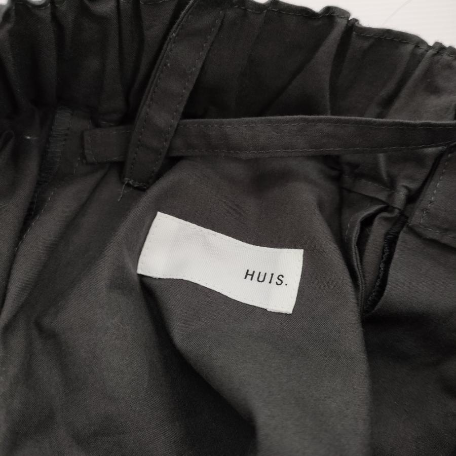 HUIS ダウンプルーフコットンセミワイドパンツ 超高密度 日本製