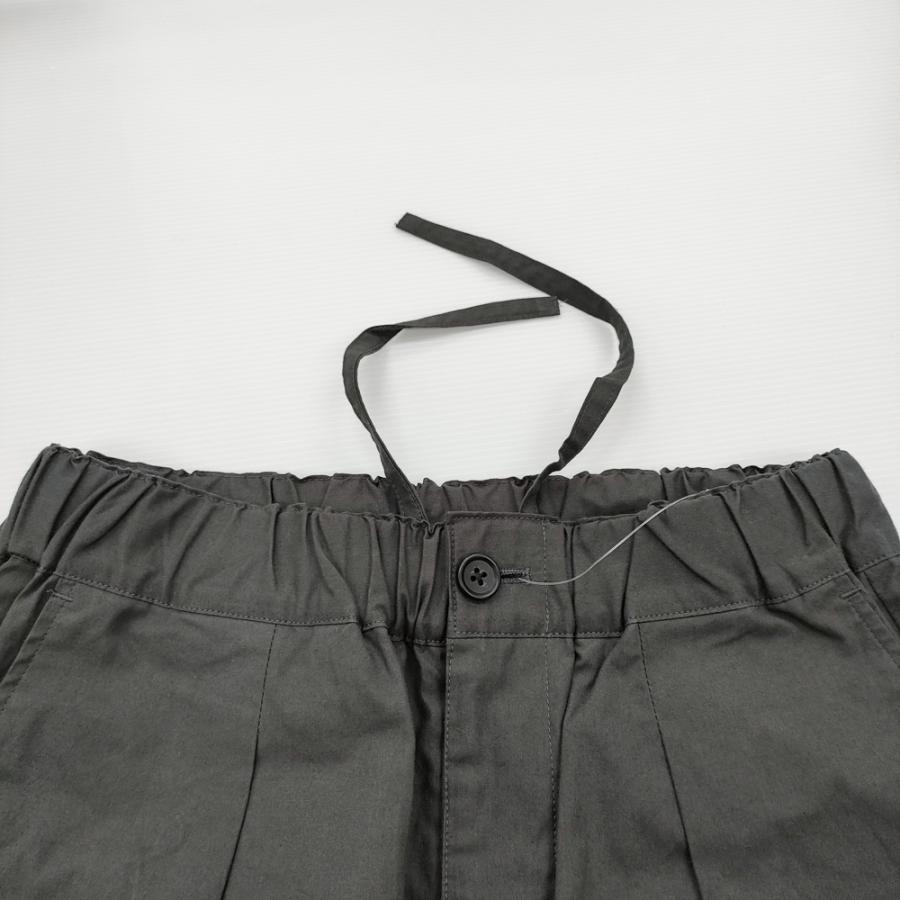 HUIS ダウンプルーフコットンセミワイドパンツ 超高密度 日本製