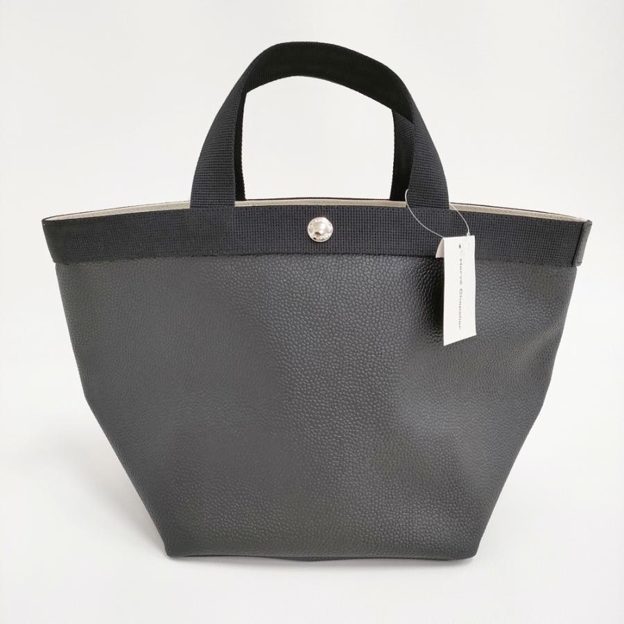 Herve Chapelier 新品 707GP リュクス舟型トートM ノワール×ノワール