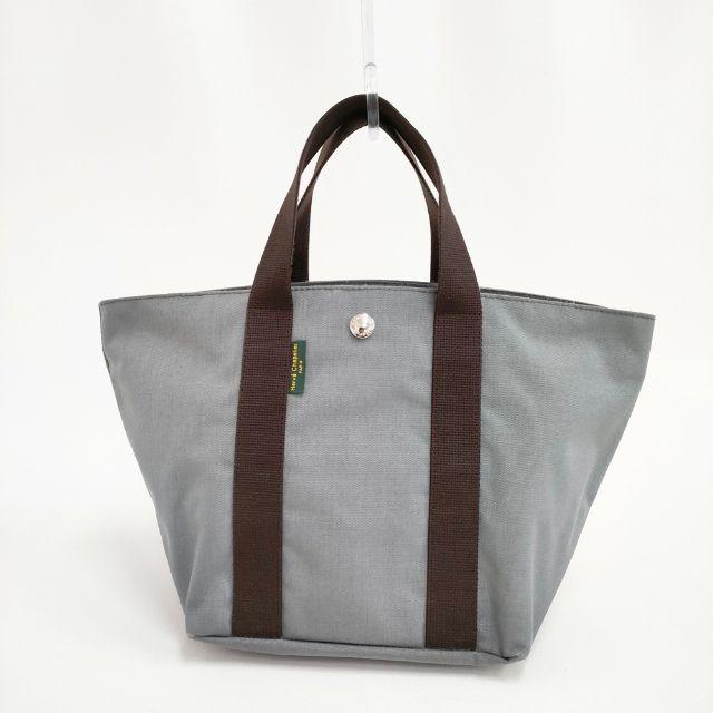 Herve Chapelier 1707C 舟形 トートバッグ グレー ブラウン エルベ 