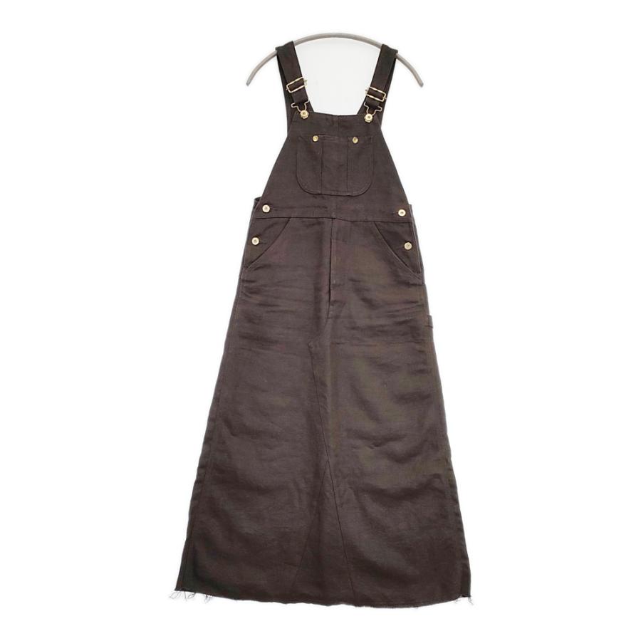 DELIY LINEN CANVAS JUMPER DRESS 定価48400円 ジャンパースカート