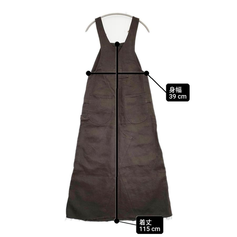 DELIY LINEN CANVAS JUMPER DRESS 定価48400円 ジャンパースカート